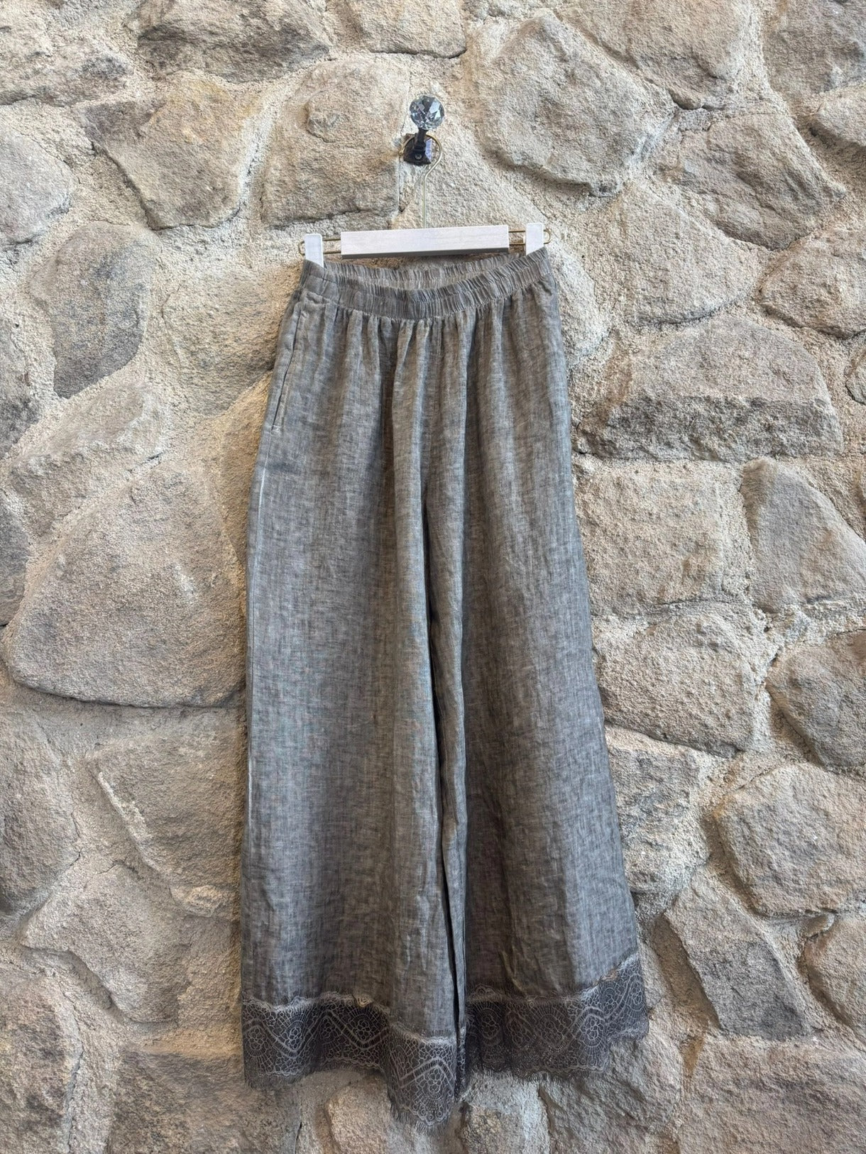 Cyndy Lace Pant Brown