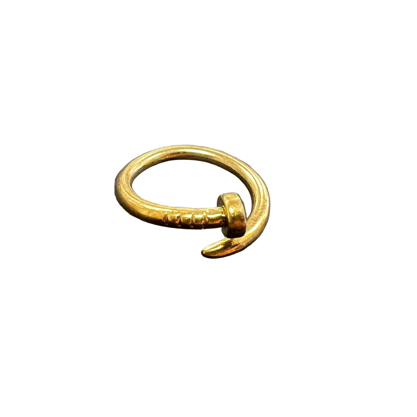 Gilded Nail Ring Gold