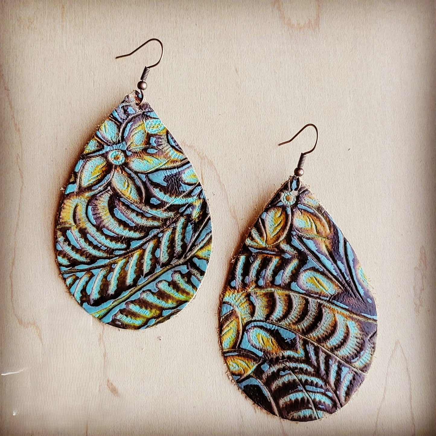 Leather Earrings Large