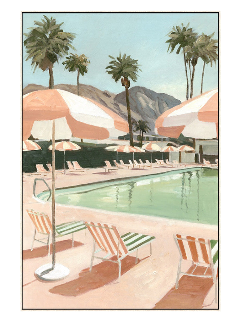 Palm Springs B Canvas