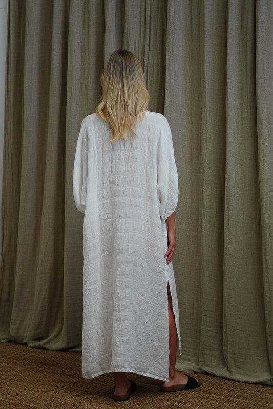 Rosa Kaftan White