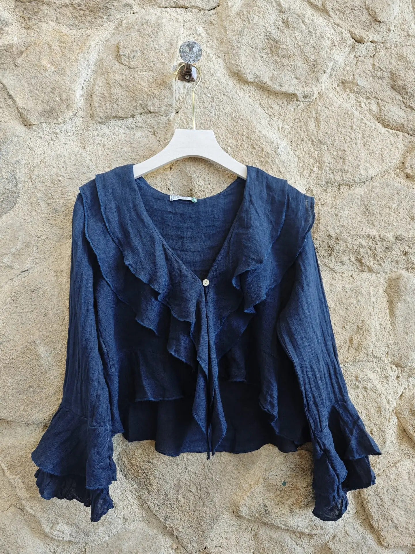 Ruffus Shirt Powder Navy