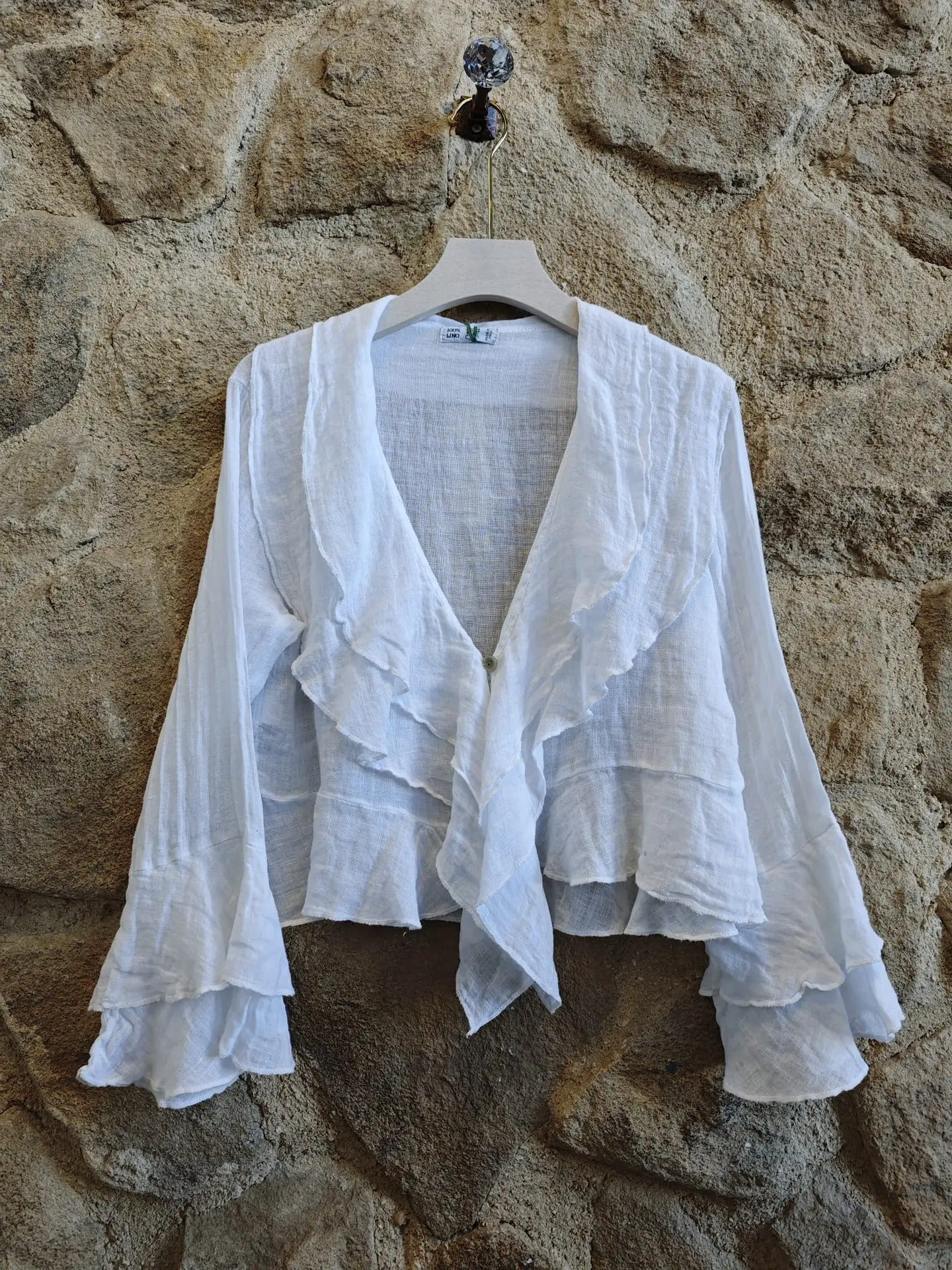 Ruffus Shirt Powder White