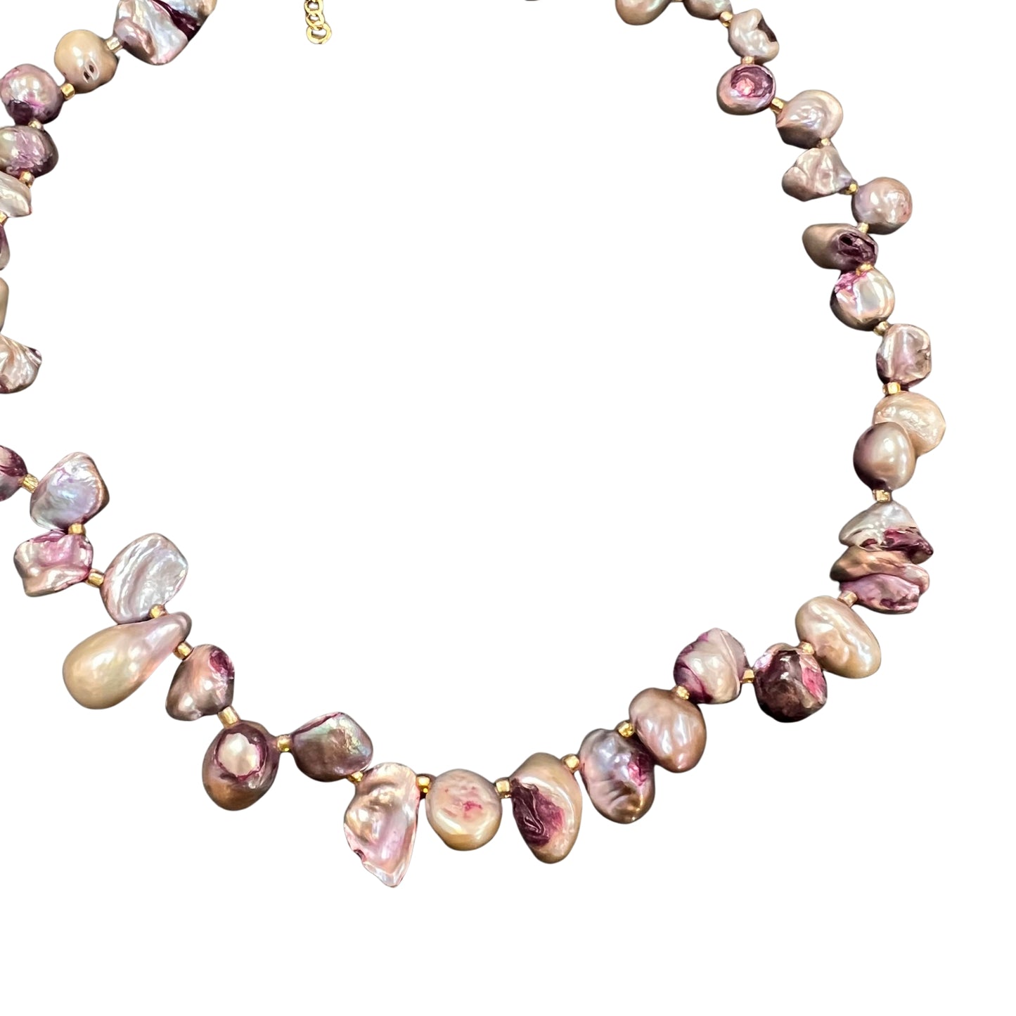 Amethyst Tide Pearl Necklace