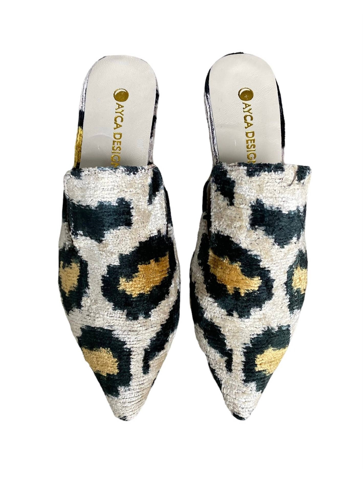 Silk Ikat Slide Leopard