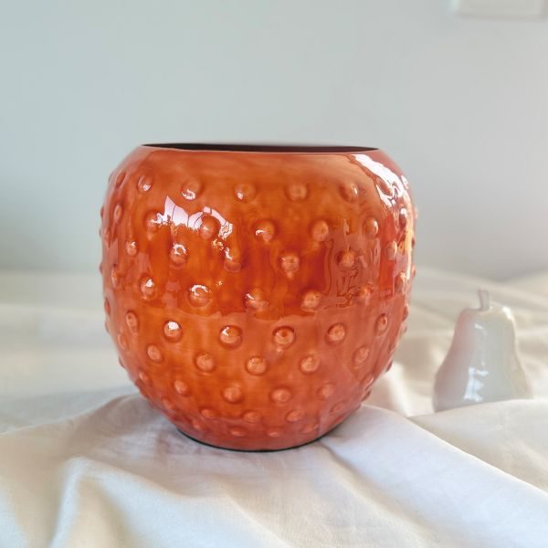 Wash Spot Planter Orange