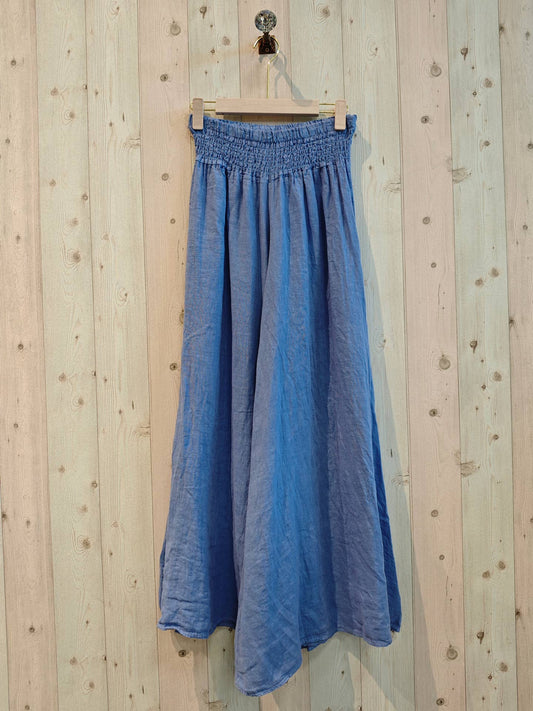Ancha Wide Leg Pant Azure