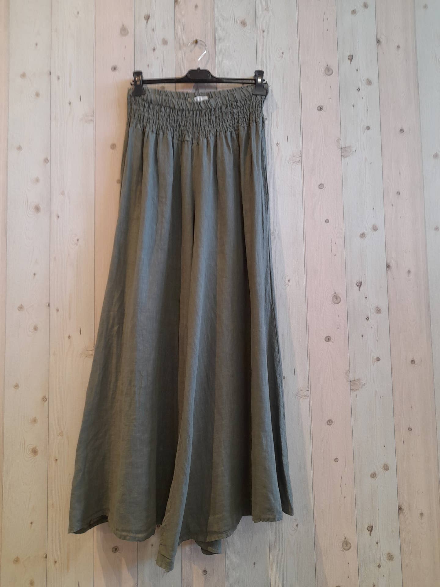 Ancha Wide Leg Pant Khaki