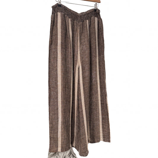 Mia Linen Pant Copper Stripe