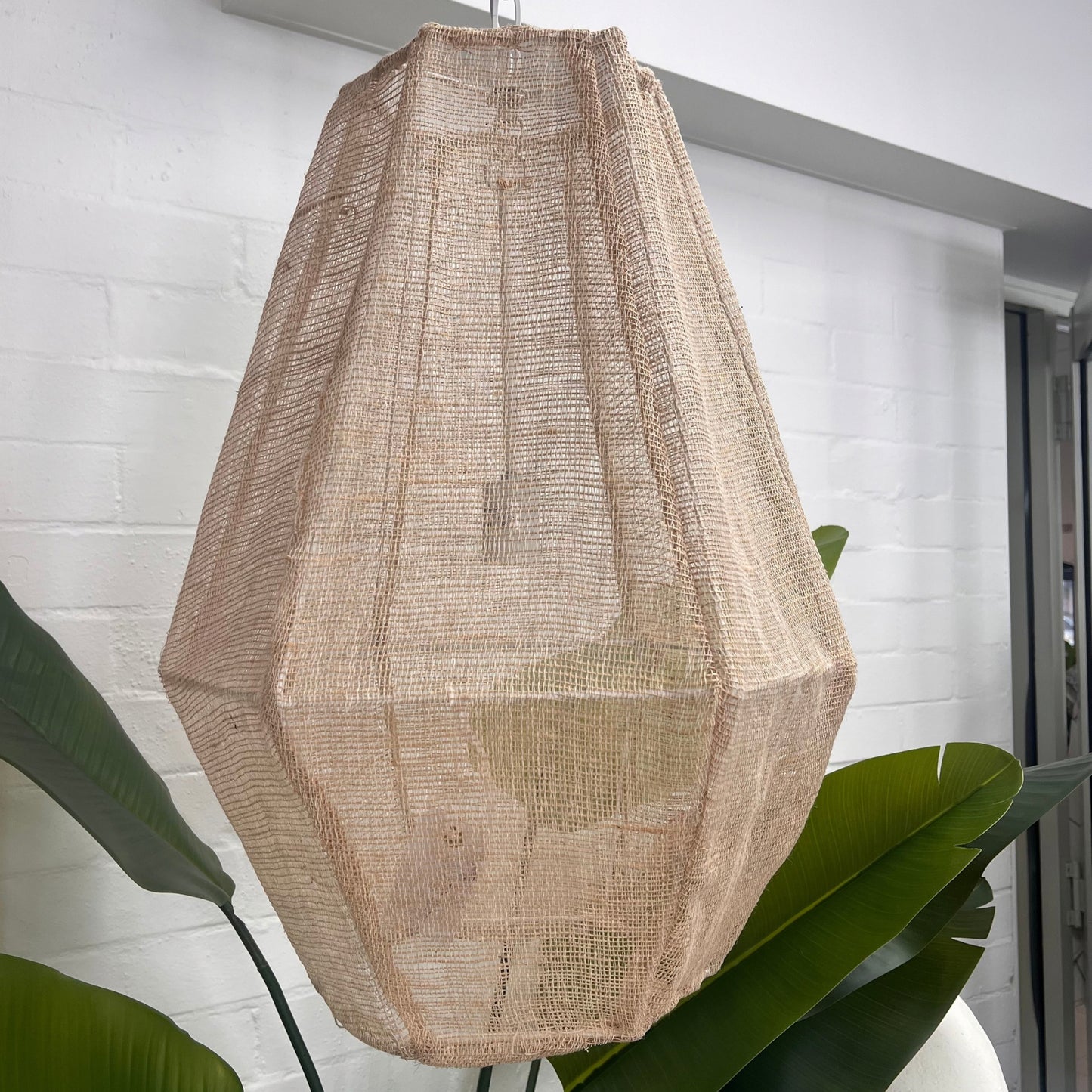 Hessian Pendant Light