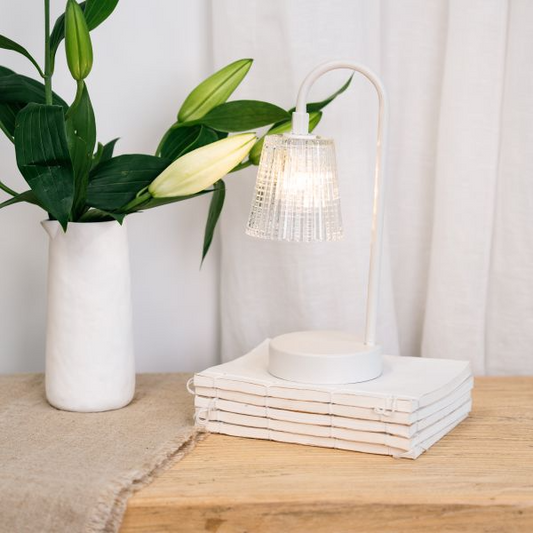 Botl White Glass Lamp
