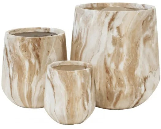 Bower Planter Marble Large