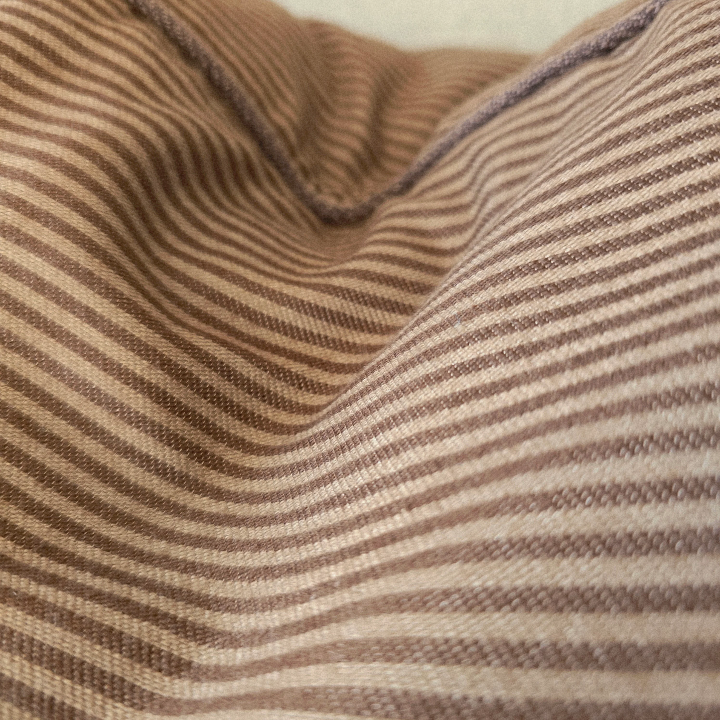 Mocha Stripe Cushion