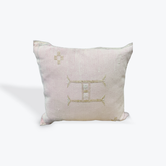 Cactus Silk Cushion Pink