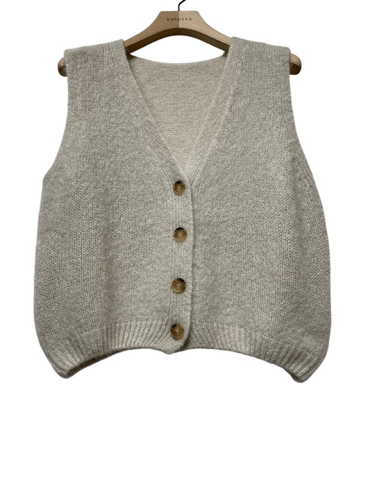 Crackle Vest Natural
