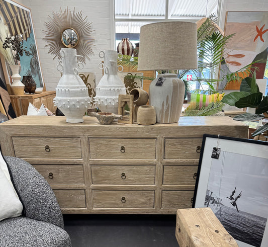 Elm Drawer Sideboard