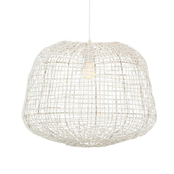 Fisherman Light Fitting White Small