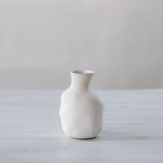 Flax Sake Bottle White