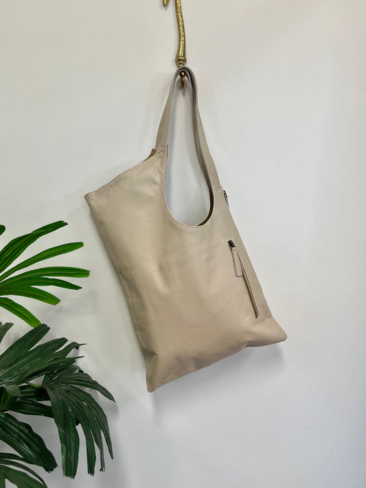 Sierra Leather Bag Nude