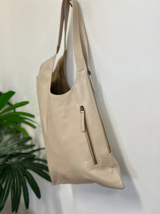Sierra Leather Bag Nude