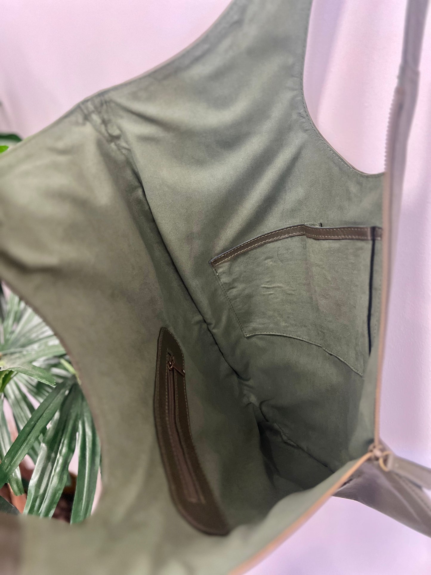 Sierra Leather Bag Olive