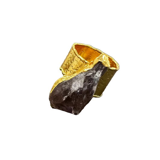 Smokey Quartz Relic Ring