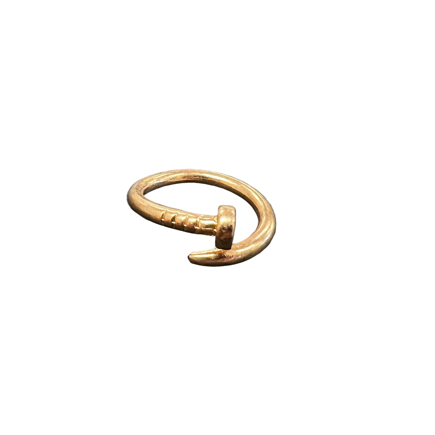 Gilded Nail Ring Rose Gold