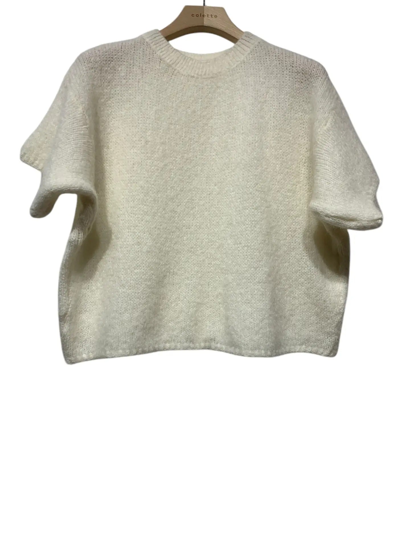 Knit TShirt Ivory
