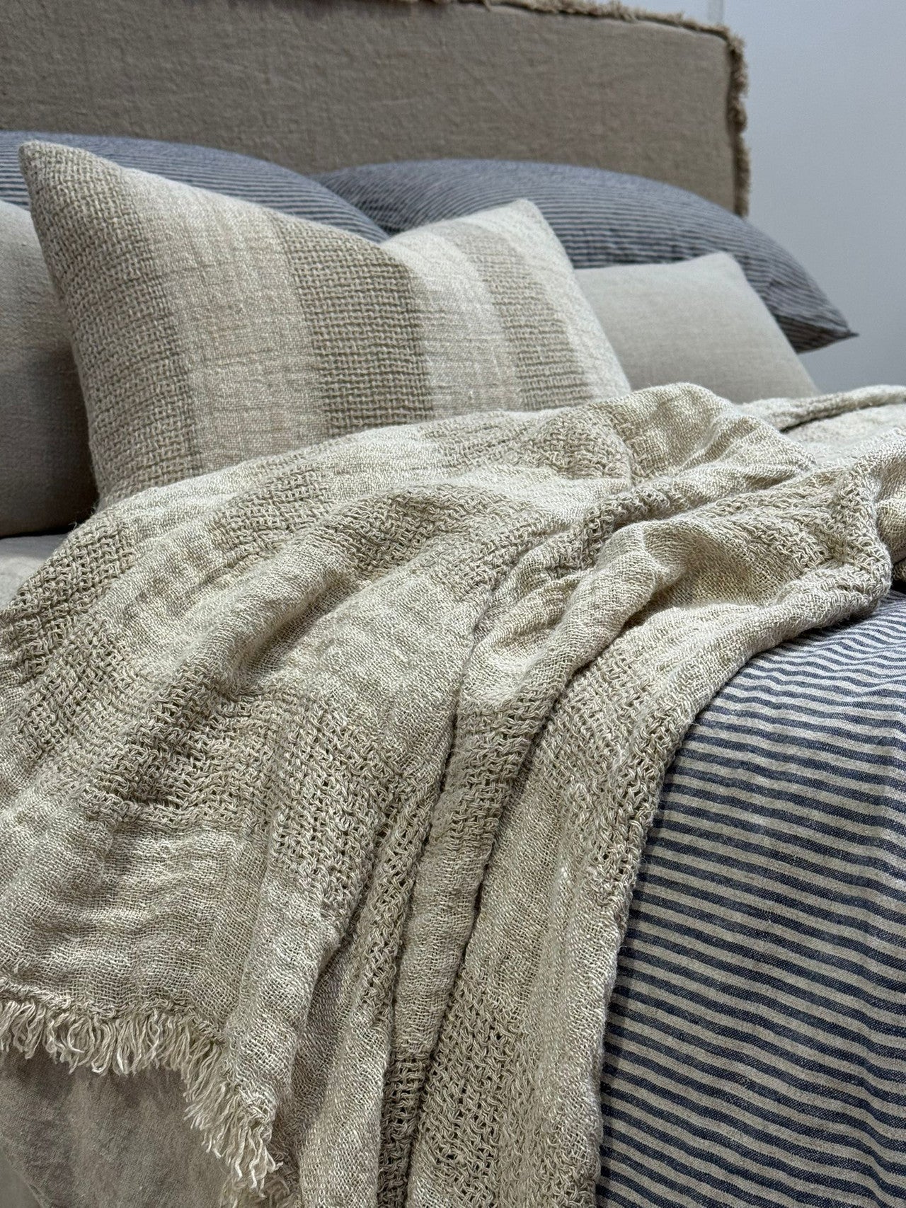 Ombre Linen Throw