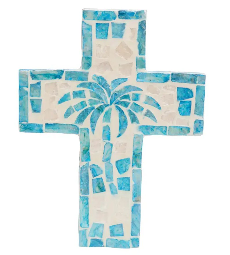 Palm Cross Sea Blue Small