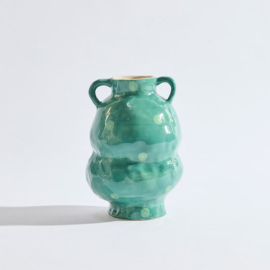 Portico Vase Aqua