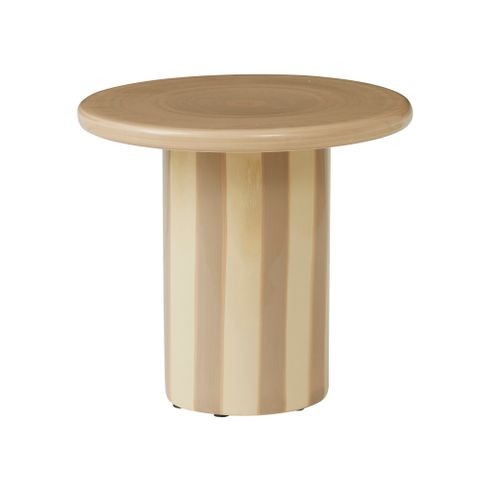 Rayas Ceramic Table Taupe
