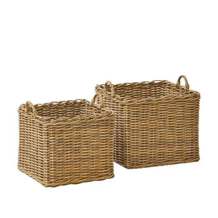 Rouge Rattan Basket Large