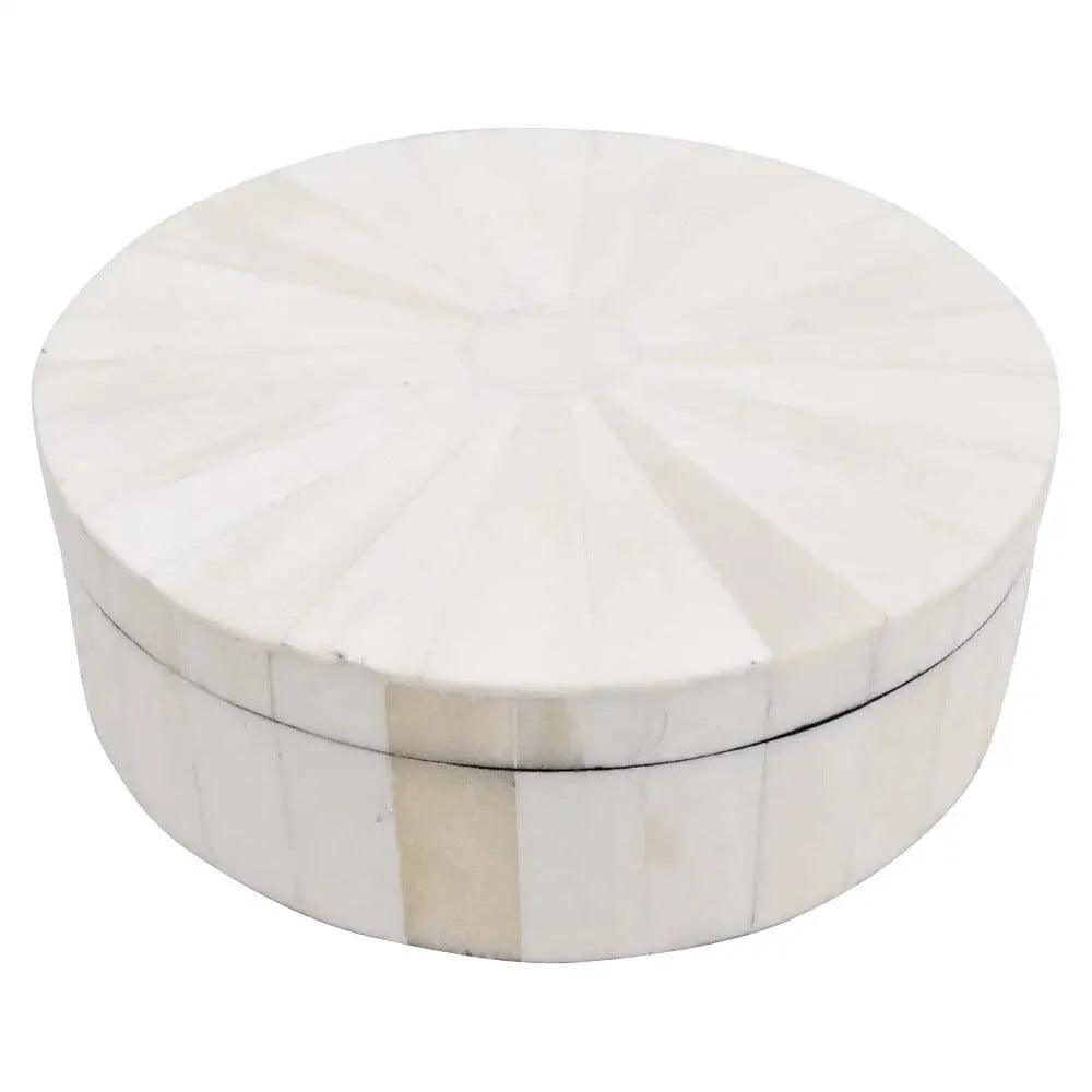 Inlay Round Jewellery Box