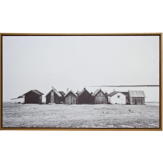 Rustic Huts Print