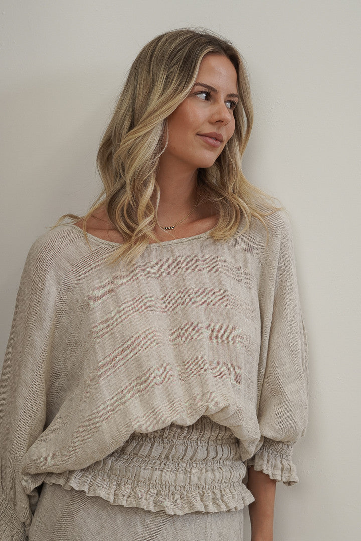 Serena Shirred Top