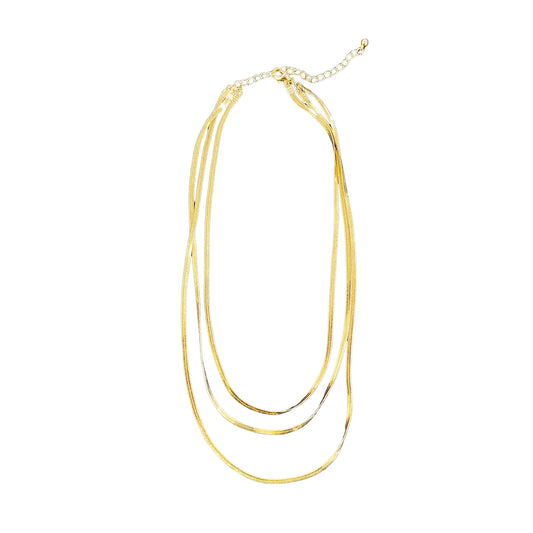 Trio Snake Chain Necklace