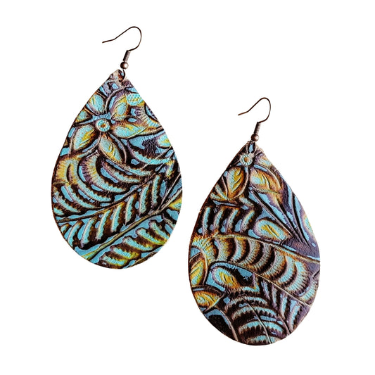 Leather Earrings Large