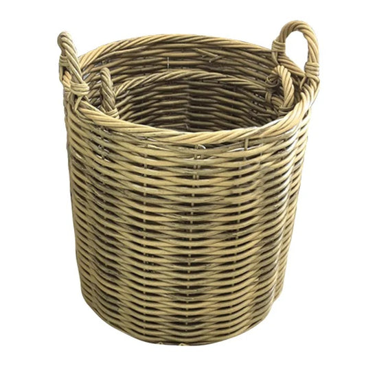 Handled Rattan Basket Small