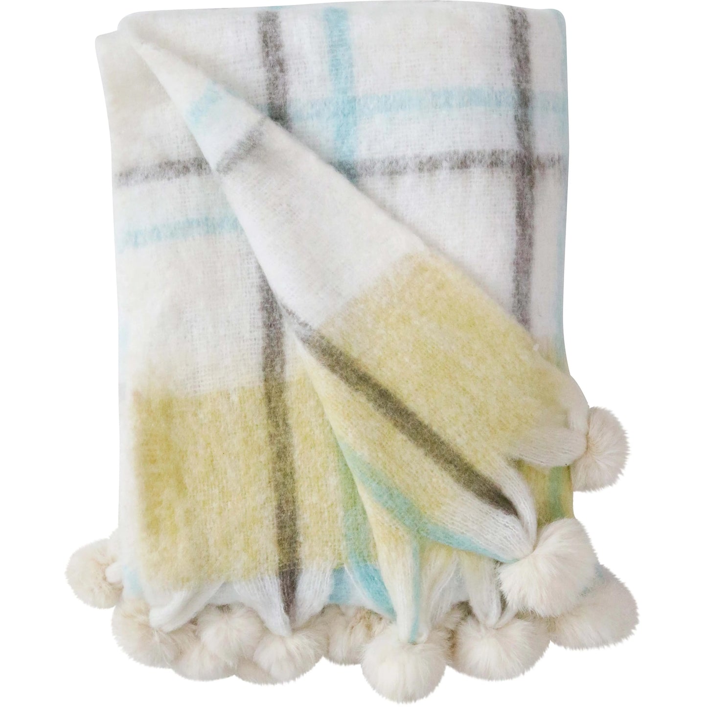 Tartan Sea Moss Throw