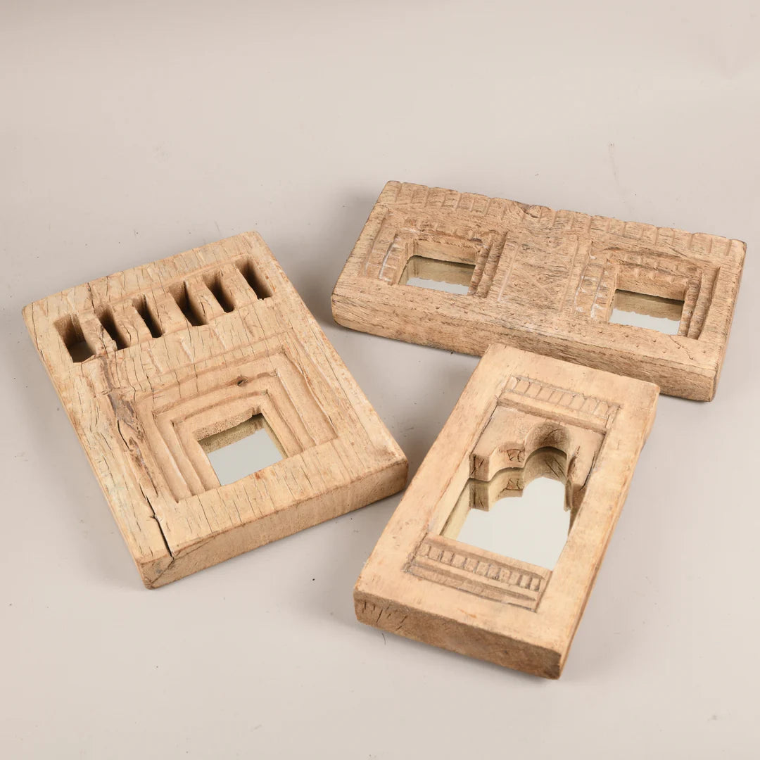 Temple Mirrors Bleached