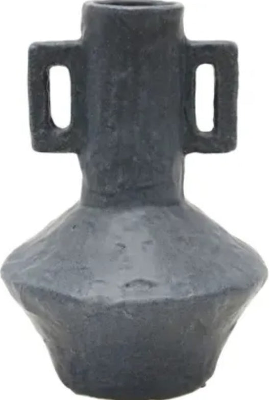 York Vase Gun Metal